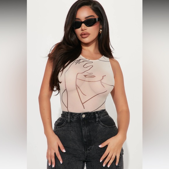 Divine art mesh body suit - Picture 2 of 5